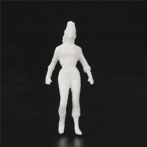 1:50 White Figures Architectural Model Human Scale HO Model Plastic Peoples,30 Pieces 2