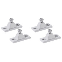 4 Pieces Marine Deck Hinge Boat Bimini Top Fitting Hardware