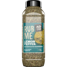 Angus & Oink Lemon Pepper Rub BBQ Spice Mix Seasoning 1.1Kg Pod