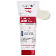 Eucerin Baby Eczema Relief Body Cream - Steroid & Fragrance Free for 3+ Months of Age - 5 Oz. Tube