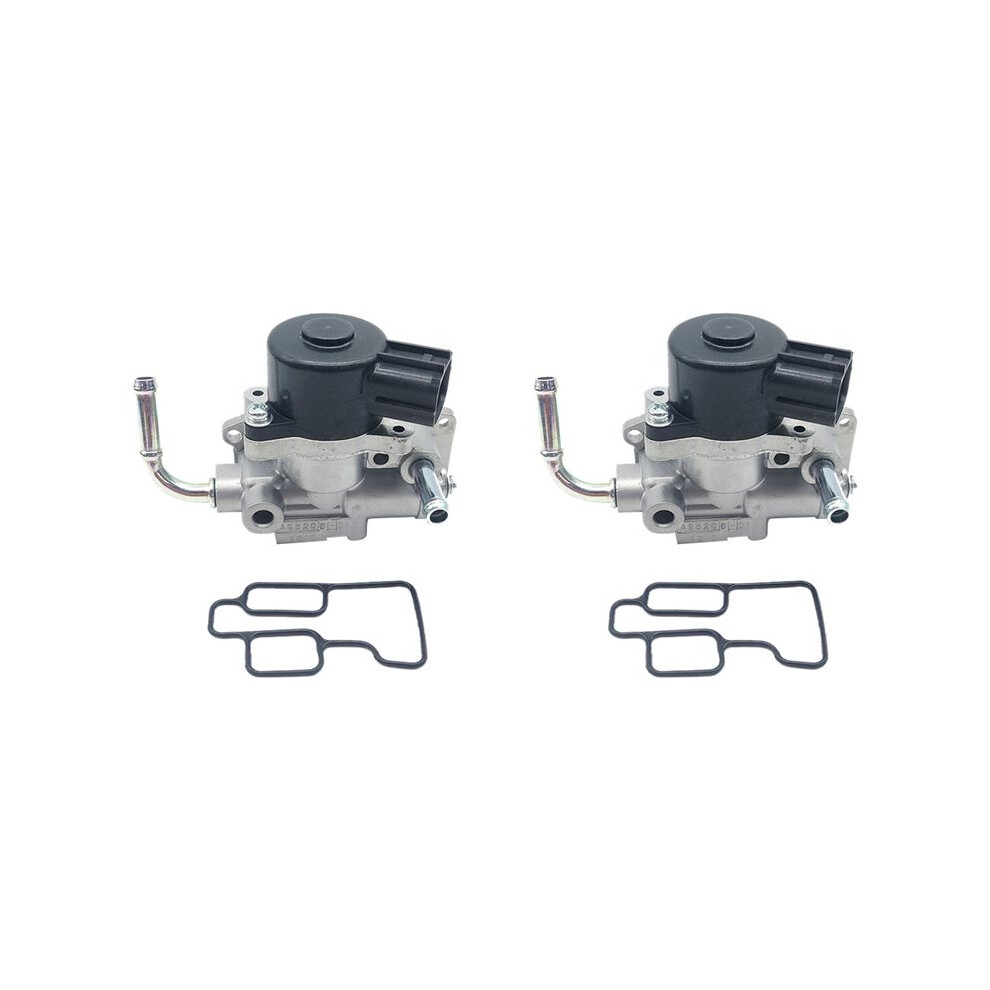 2X Idle Air Control Valve W/ Gasket 23781-5M010 Ac283 216636 2173188 23781-6M410 For Sentra 2000-2006 1.8L 6032451632374