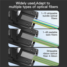 S9 Optical Fiber Thermal Stripper Plier Heated Fiber Optic Sheath Wire Stripping Tool Slitter Ribbon Fiber Hot Stripper