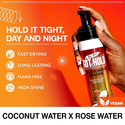 All Day Got Hold Wrap Foaming Mousse 8.5fl.oz / 250ML 2