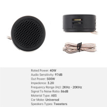 4 Pair 12V 500W Universal Car Dome Tweeter Speakers High Frequency for Car Audio System