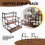 Coffee Syrup Rack 3-Storey Storage Rack Wine Rack Wine Rack Kitchen Seasoning 4