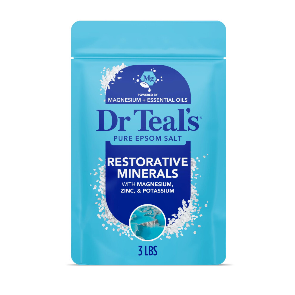 Restorative Minerals Epsom Salts 3Lb 1.36Kg Dr Teal's