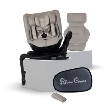 Silver Cross - Motion All Size 3 360 Baby Car Seat - Isofix Car Seat - Newborn to 12 Years (40-145cm) - Extended Rear Facing to 18.5kg for Maximum Sa
