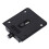 2X Wardrobe Black Plastic Plate 25mm Dia Wheel Sliding Door Roller 4