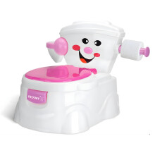 2 in 1 Kids Potty Baby Training Toilet Seat, Baby Potty Training Chair, Splash Guard Toddler Training Potty Seat Removable Bowl, Paper Holder Portabl