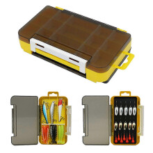 2025 Double Sided Fishing Tackle Box Bait Lures Organizer Container with Secure Storage for Hooks and Accessories