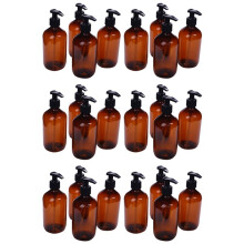 24Pcs New 500Ml Pump Bottle Makeup Bathroom Liquid Shampoo Bottle Travel Dispenser Bottle Container for Soap Shower Gel