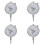 4X Dial Indicator Micrometer Hour Type Indicator Precision Comparator Measuring Clock Indicator Measuring Instrument 1
