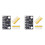 2X BMI270 Module, 6-Axis Attitude Sensor, Inertial Measurement Unit, Accelerometer, Gyroscope 1