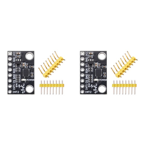 2X BMI270 Module, 6-Axis Attitude Sensor, Inertial Measurement Unit, Accelerometer, Gyroscope