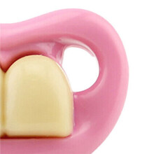 2X Baby Funny Dummy Pacifier with New Teeth Design, Ideal for Children, Perfect for Parties, Weddings, and Good Gifts