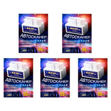 5X ELM327 OBD2 Car Scanner with for Comprehensive Vehicle Diagnostics - Universal Diagnostic Tool