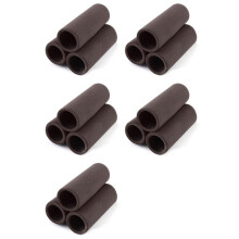 15 Pcs Brown Ceramic Shelters - Shrimp , Breeding Tube, Hiding Cave