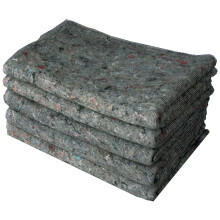 Triplast Pack of 5 x Removal Blankets (150cm x 200cm) | Heavy Duty Wool Mix Fabric Blanket | Ideal for Furniture Protection, Transit Van Use, Moving,
