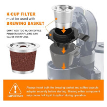 2X Herbruikbare K-Cups voor Coffee Maker CFP101 & PB051/PB041, Koffiefilterpads, Koffiefilterpads Accessoires