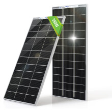 ECO-WORTHY 400W Bifacial Solar Panel 2pcs 195 Watt 12 Volt Monocrystalline Solar Panel Module Off Grid PV Power for Home, Camping, Boat, Shed Farm, M