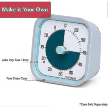 2025 Time Timer Home - 60 Minute Visual Timer for Kids, Homeschool, Office & Meetings with Silent Mode