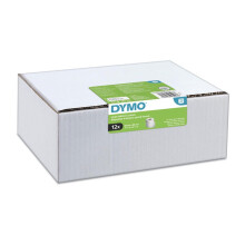 DYMO Authentic LabelWriter Large Address Labels | 36mm x 89mm | 12 Rolls of 130 Easy-Peel labels (1,560 Count) | Self-Adhesive | for LabelWriter Labe