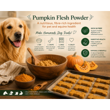 500g Pumpkin Powder for Dogs Horses, Pets, Natural