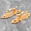 Screw Mount Curtain Tassel Tie Back tieback Wall Hooks 2PCS Gold Tone 6