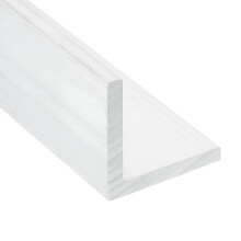 sourcing map Aluminum Angle, 1.57"x1.57"x12" Long 0.2" Wall Thick 6063 Aluminum Bars T5 Temper Mill Stock for Building Construction, Furniture, Shelv