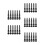 5Ensembles Kit De -Câbles Caoutchouc Noir Flexible Pour Câblage 6