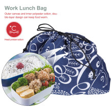 3Pièces Déjeuner Couleurs Mélangées Bento Portable