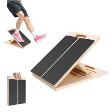 Wooden Slant Board, Adjustable Calf Stretch Board, Portable Incline Board, stretch board, calf stretcher for Calf Stretching, Home, Gym, and Outdoor