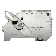 RIVERWELD Bridge Cam Gage Test Ulnar Welding Inspection Gauge Checks Depth of Undercut and Pitting Fillet Weld Throat Size and Length Angle of Prepar