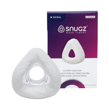Snugz Mask Liners: Machine Washable, One-Size-Fits-Most CPAP Mask Liners, Pack of 2 Lasts 90 Days (Nasal (Nose only))