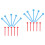 20Pcs Easy Install Plastic Bird Perches Holders for Cage Accessories 4