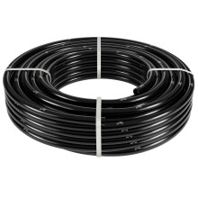 5mm x 10mm Black Vacuum Silicone Tubing Tube Hose for Engine 8 Metre