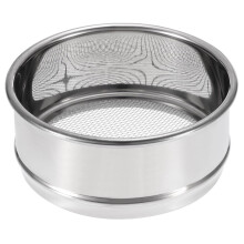 PATIKIL 14 Mesh Lab Sieve, 4" Diameter Test Sieve 304 Stainless Steel Wire Cloth (1.43mm) for Industrial Laboratory