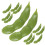 48Pcs PVC Artificial Soybean Models Green Lifelike Kitchen Decor Props 10