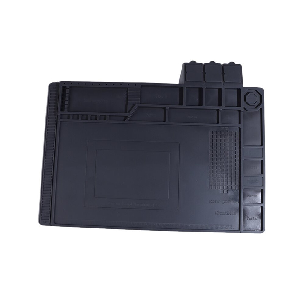 Esd Anti-Static Soldering Mat Heat-Resistant Magnetic Adsorption Platform For Bga Phone Repair Silicone Work Pad Te-501 4712370231064