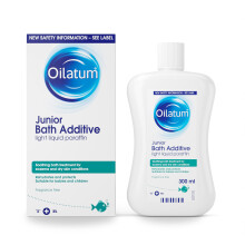 Oilatum Junior Bath Additive, Eczema and Dry Skin Emollient, Soothing and Hydrating Formula for Sensitive, Itchy Skin, Dermatologist Recommended Reli