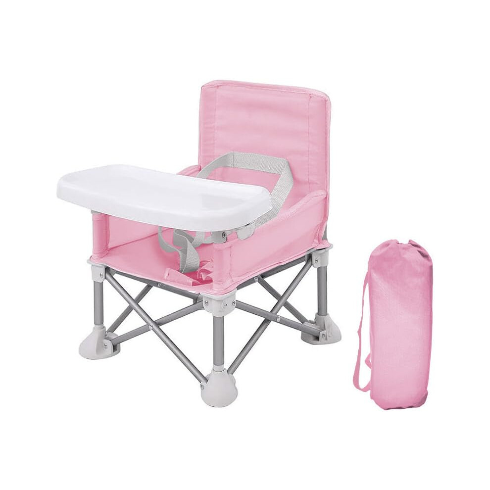 Foldable Baby Travel Seat Booster Toddlers Dining Seat Removable Tray With Travel Bag Portable Folding Booster Feeding Chair For Children Todd Ladida