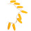 2Strings Fake Corn Model Yellow Hanging Decor for Kitchen and Home 11