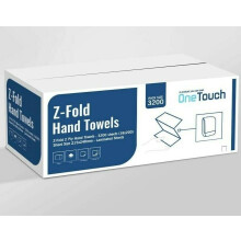 WHITE 2 PLY Z FOLD PAPER HAND TOWELS MULTI FOLD TISSUE CASE of 3200