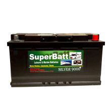 SuperBatt AGM1100 12V 130AH (120AH 110AH 100AH) VRLA AGM Ultra Deep Cycle Battery - Fully Sealed No Spill - Leisure Marine Motorhome Caravan Camperva