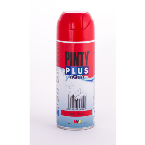 Pintyplus - aQua - Gloss - 400ml - 584 - Red - RAL 3020