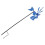2Pc Wind Spinner Decorative Windmill Decorative Iron Windmill Yard Plug-in Winnower Garden Wind Spinner Ornament- 5