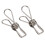 48 Pcs Stainless Steel Wire Clip, Multi-Function Clip, Utility Clip Pins Hanging Clip Office Fastener 2