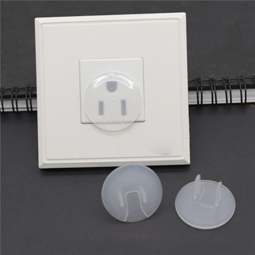 Outlet Plug Covers (160 Pack) Clear Child Proof Electrical Protector Safety Caps 2