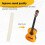 Folk Sattel BrüCke Knochen Knochen Gitarrensattel 6