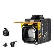 TOSUOD C1700 Bicycle Light Rechargeable Wireless Remote Control MTB Bike Front Lamp for Night Riding Cycling Accessories